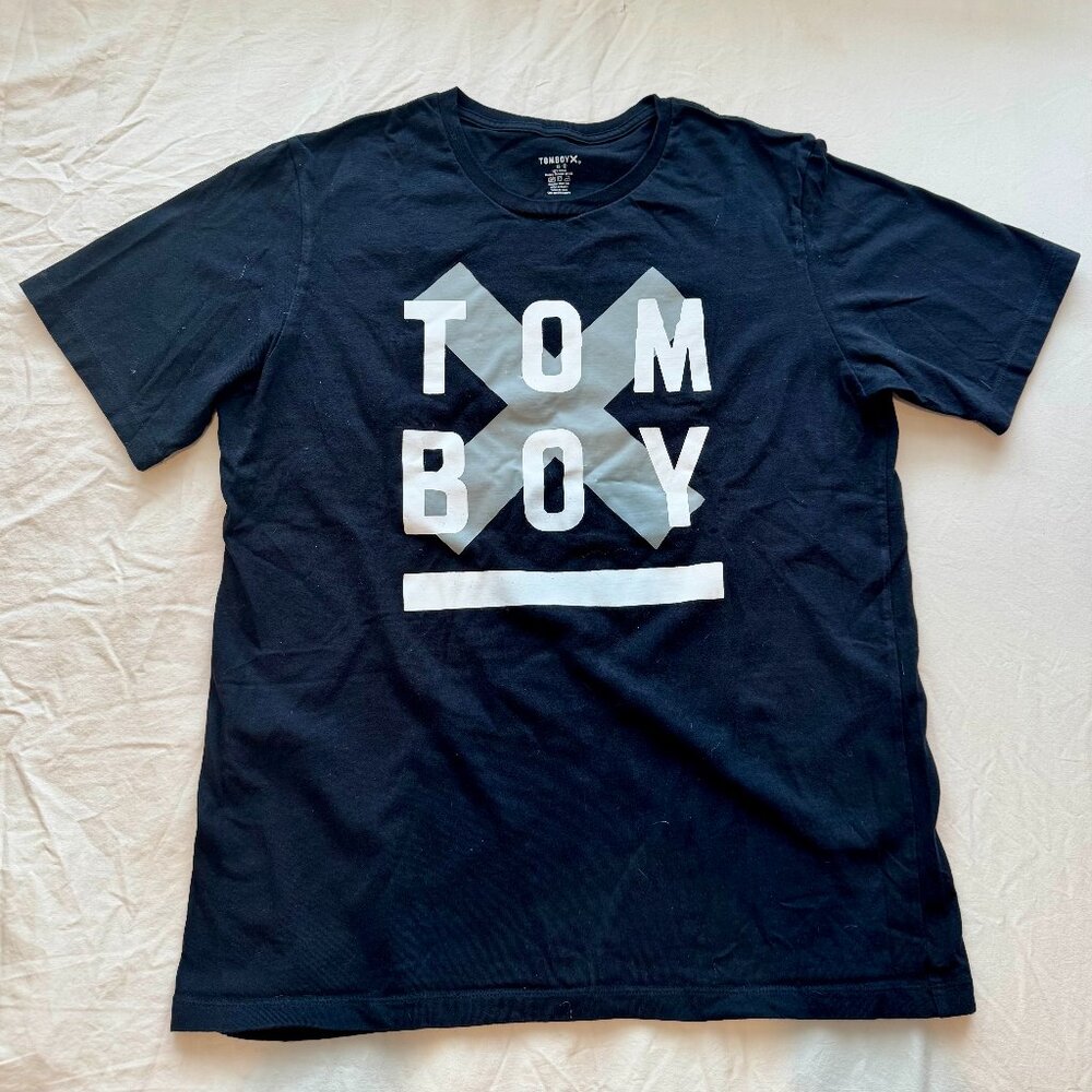 TOMBOYX Black T-Shirt - XL All Gender #HumanAgenda